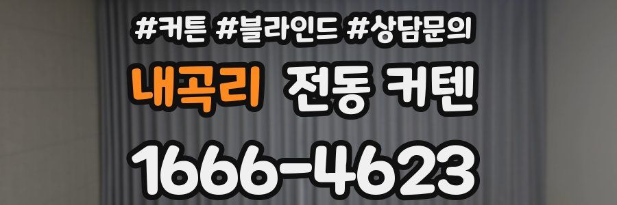 내곡리 전동 커텐
