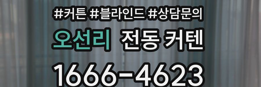 오선리 전동 커텐