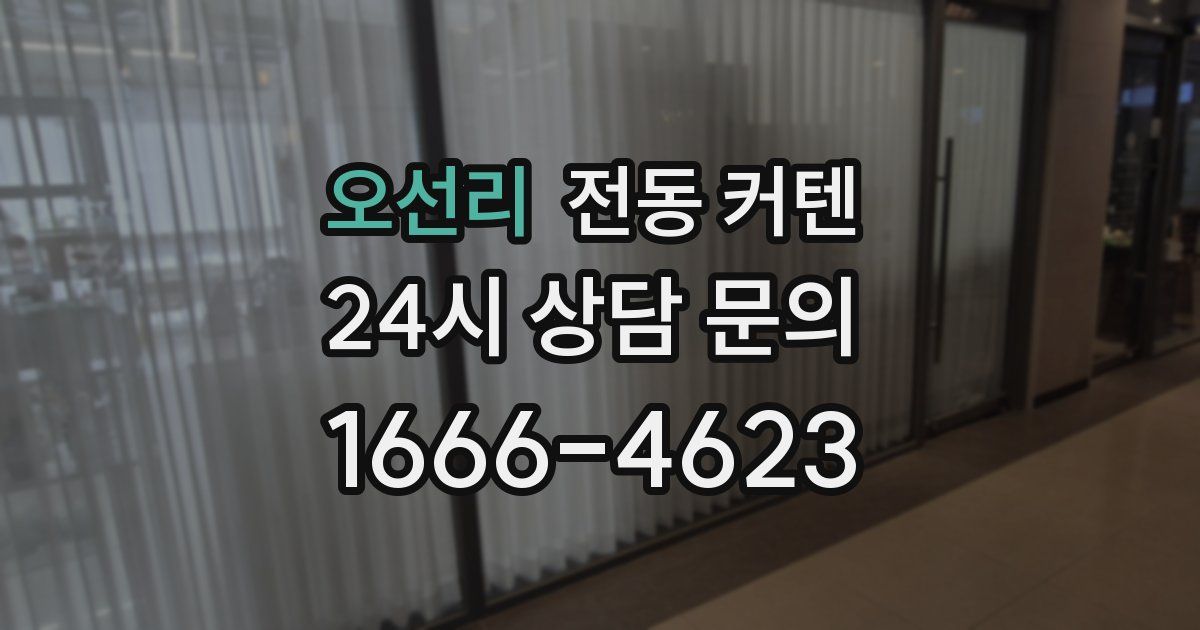 오선리 전동 커텐