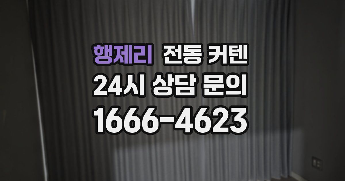 행제리 전동 커텐