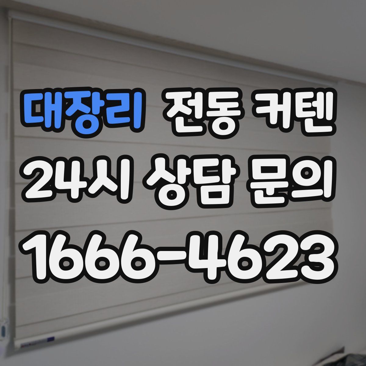 대장리 전동 커텐
