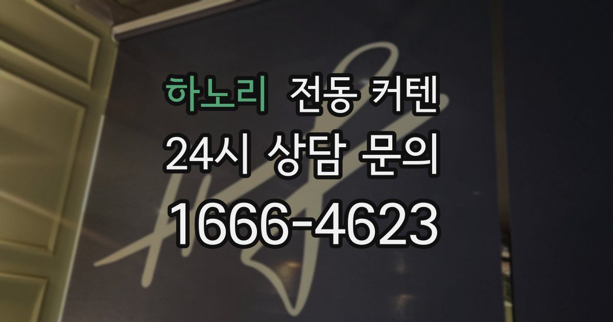 하노리 전동 커텐
