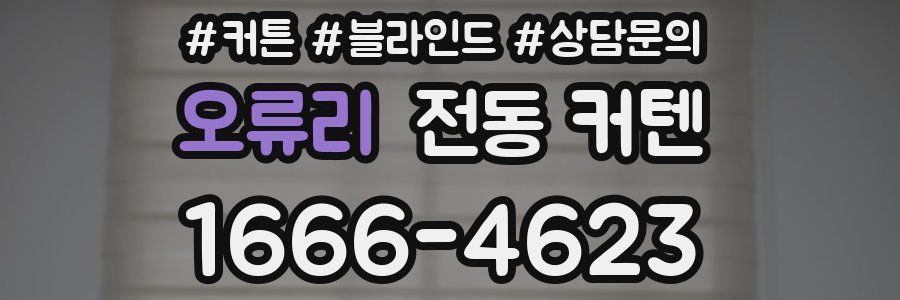 오류리 전동 커텐