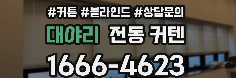 대야리 전동 커텐
