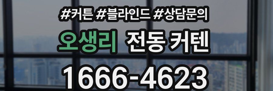 오생리 전동 커텐