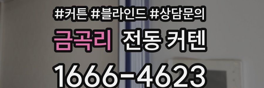 금곡리 전동 커텐