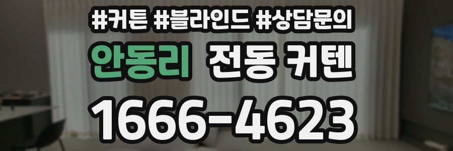 안동리 전동 커텐