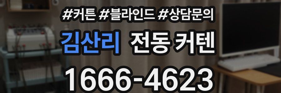 김산리 전동 커텐