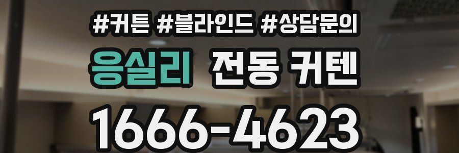 응실리 전동 커텐