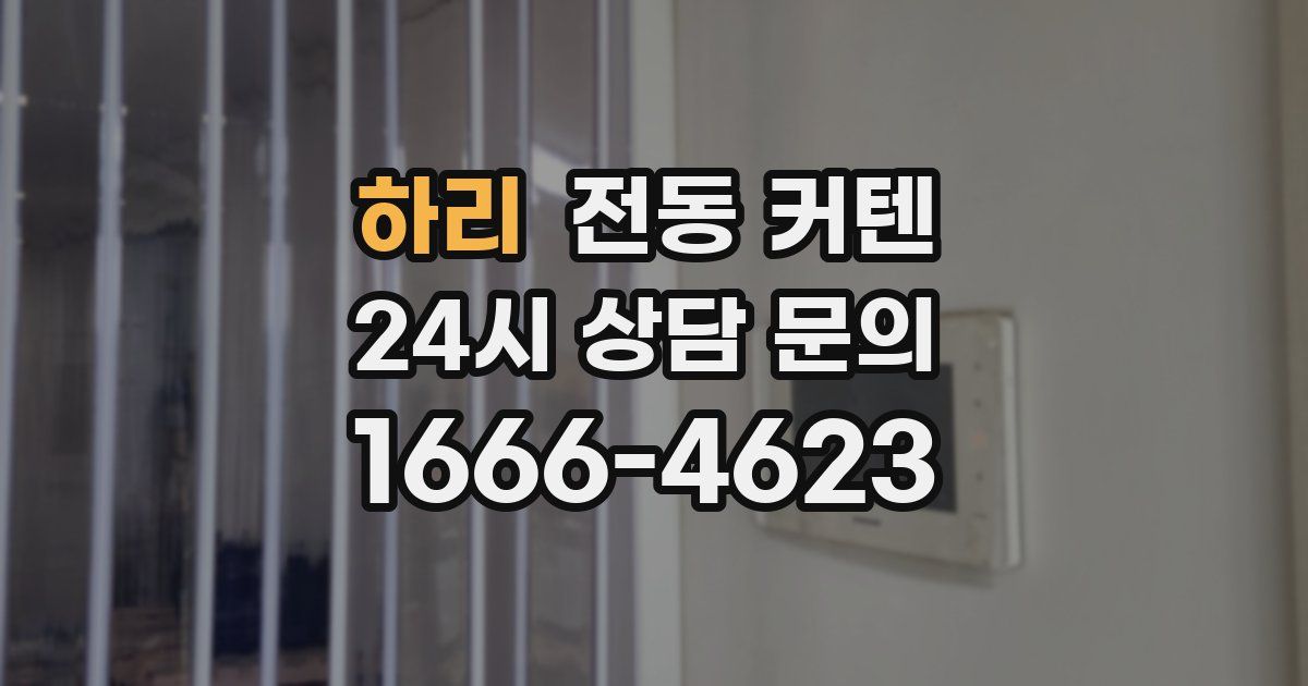 하리 전동 커텐