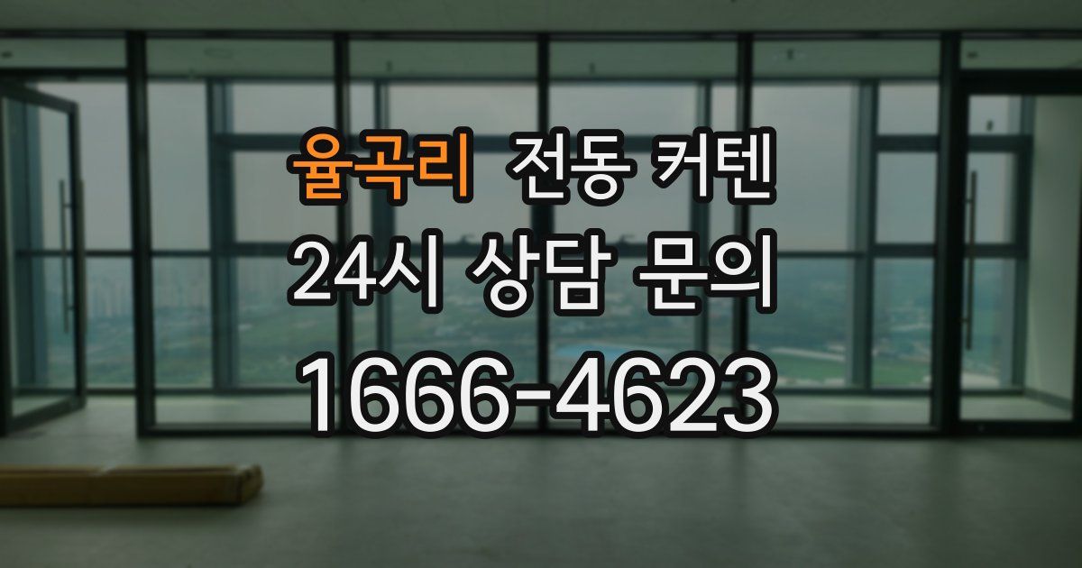 율곡리 전동 커텐