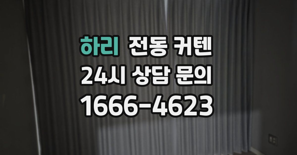 하리 전동 커텐