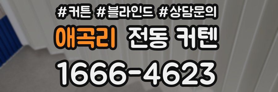 애곡리 전동 커텐