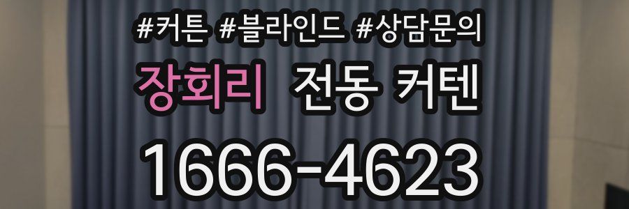 장회리 전동 커텐