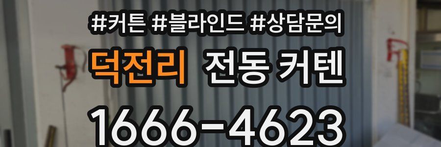 덕전리 전동 커텐