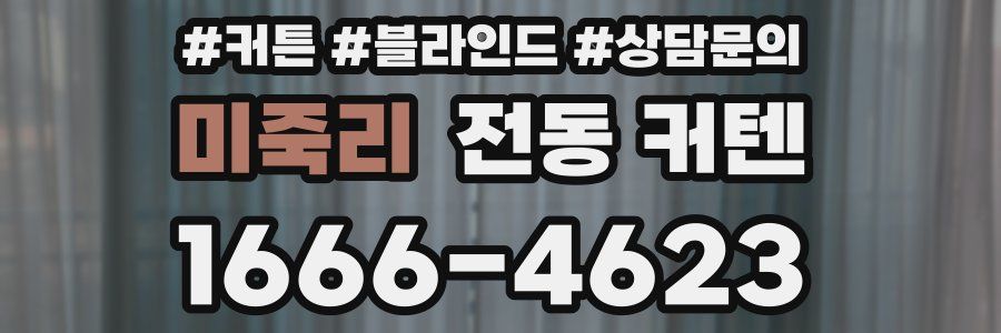 미죽리 전동 커텐