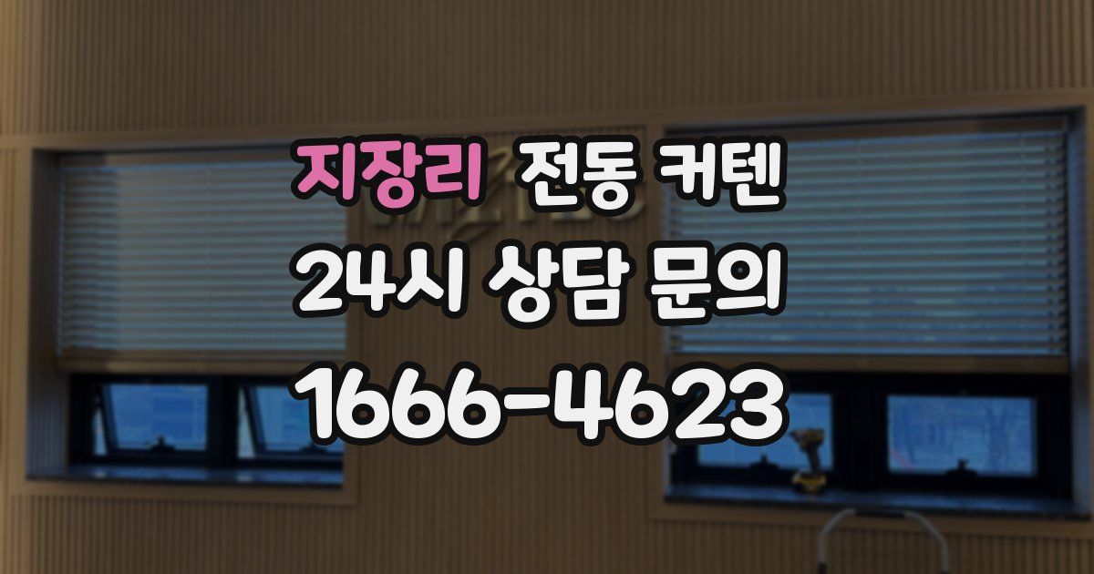 지장리 전동 커텐