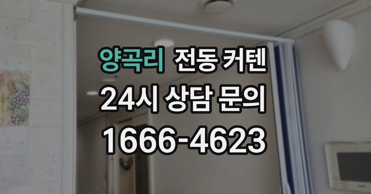 양곡리 전동 커텐