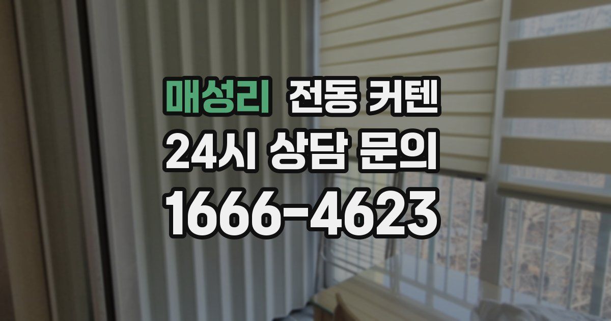 매성리 전동 커텐