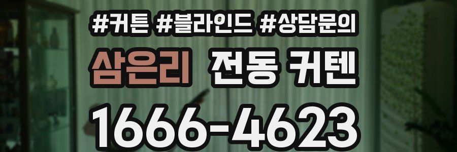 삼은리 전동 커텐