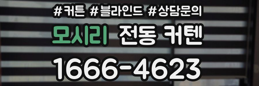 모시리 전동 커텐