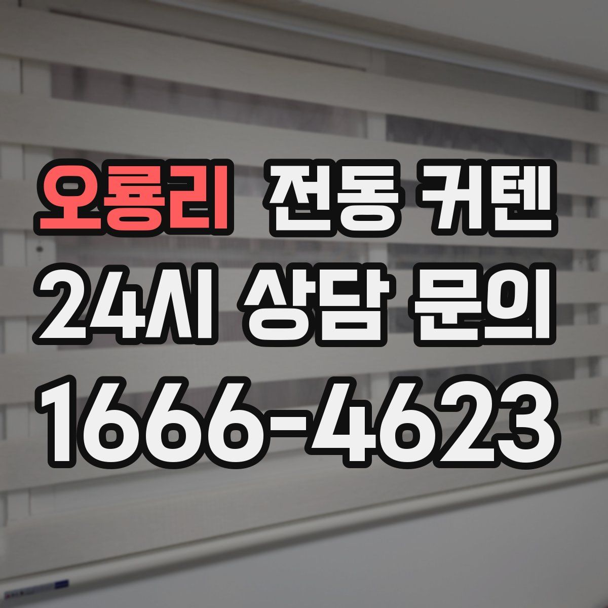 오룡리 전동 커텐