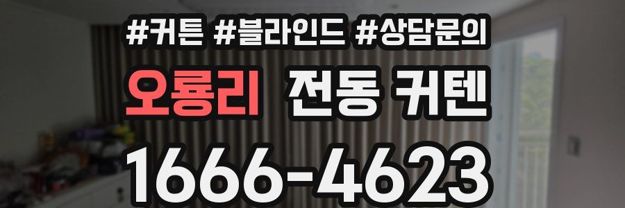 오룡리 전동 커텐