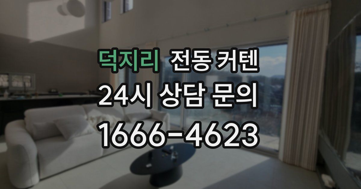 덕지리 전동 커텐