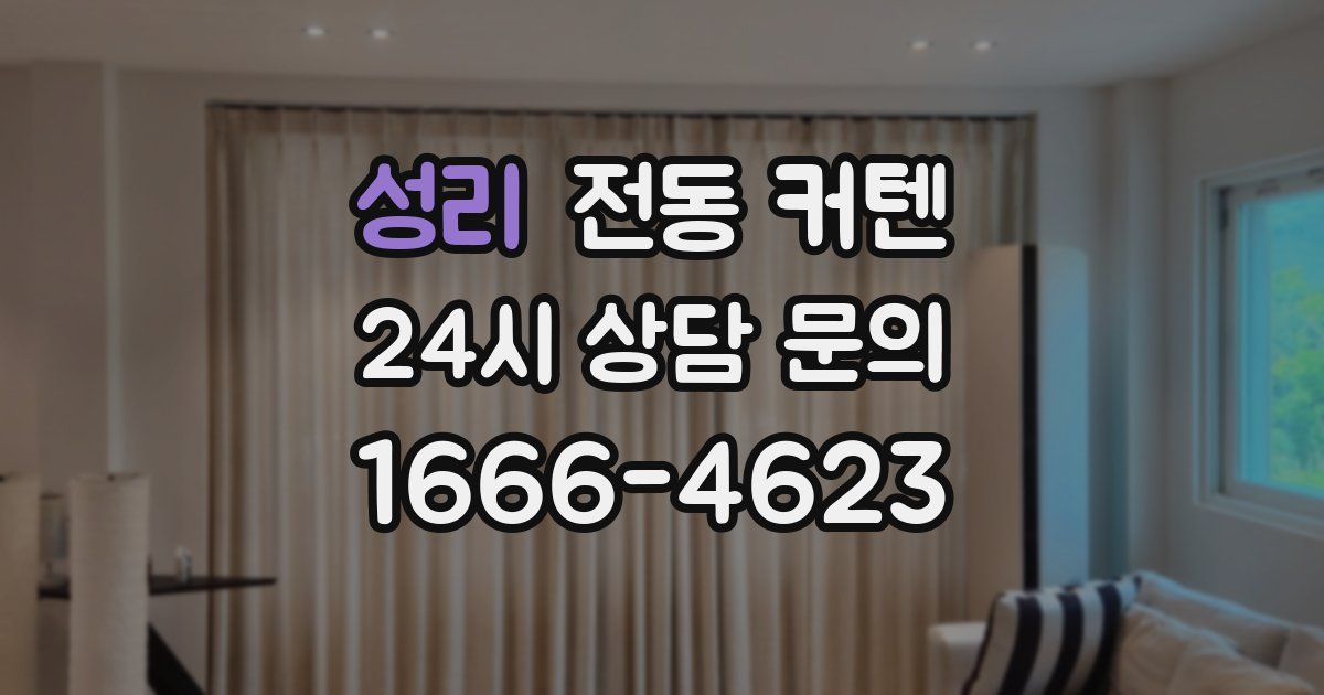 성리 전동 커텐