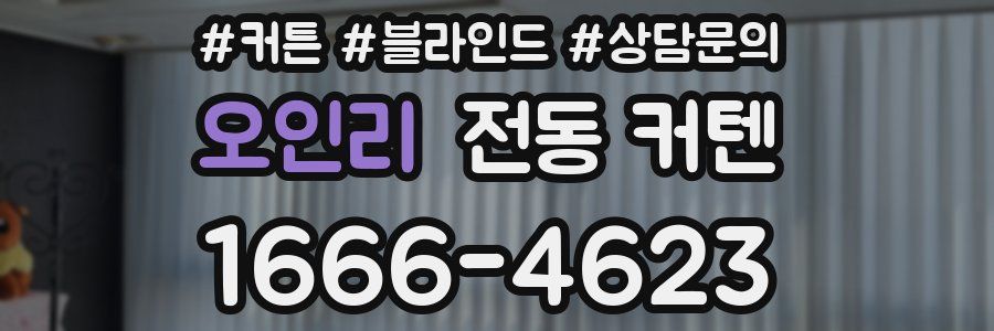 오인리 전동 커텐