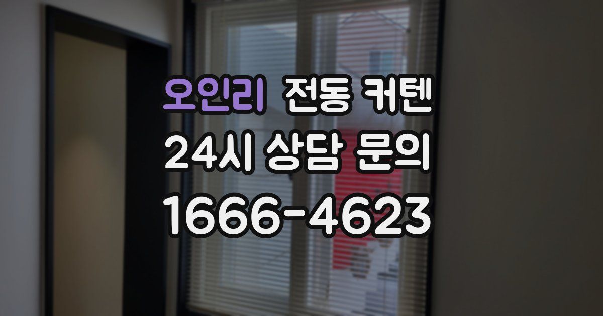 오인리 전동 커텐