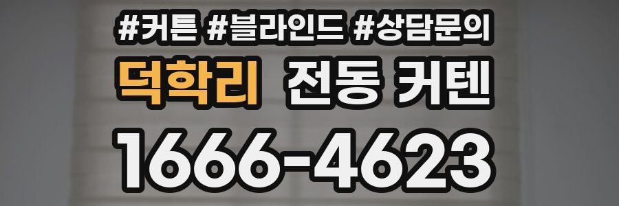 덕학리 전동 커텐