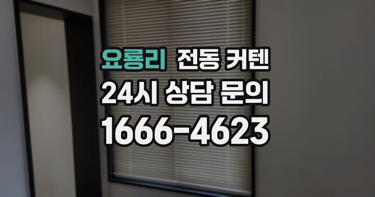 요룡리 전동 커텐