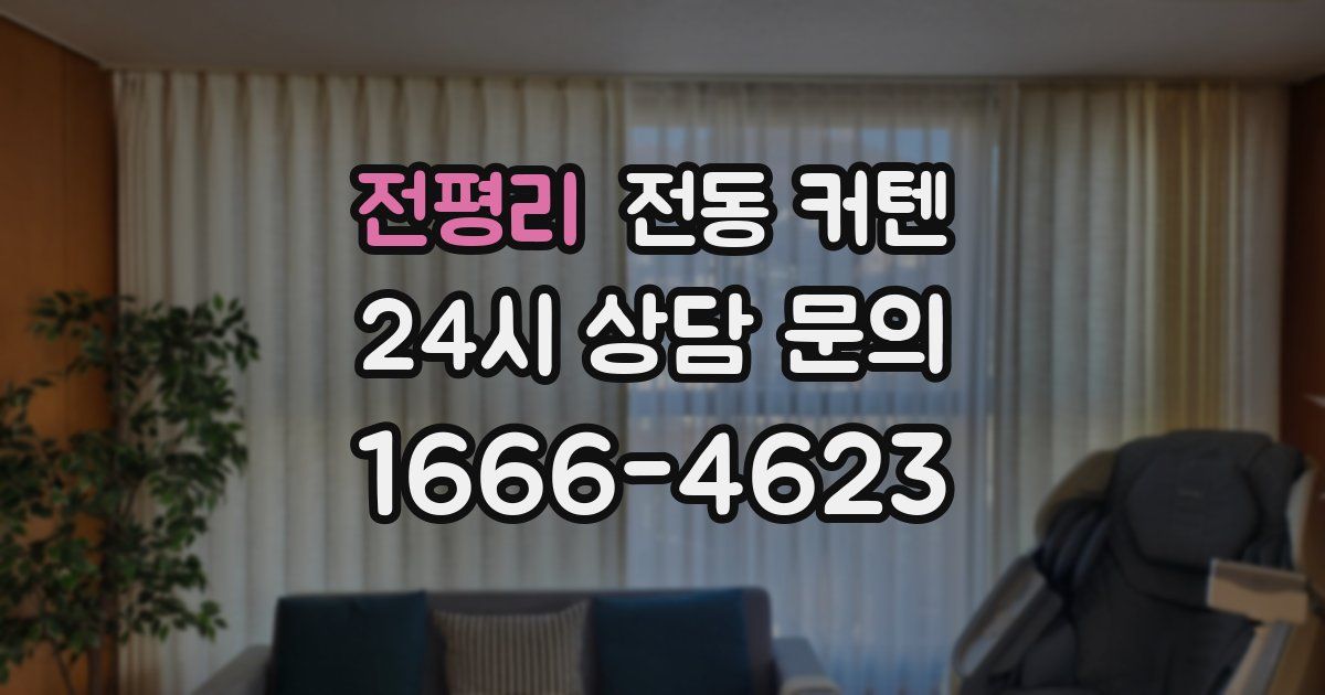 전평리 전동 커텐