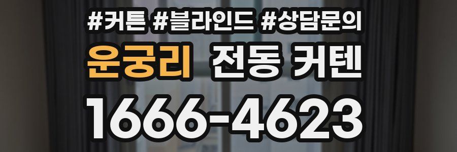 운궁리 전동 커텐