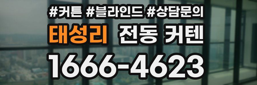 태성리 전동 커텐