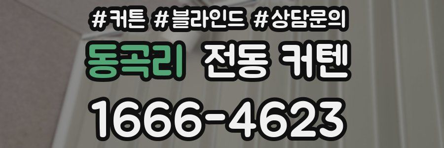 동곡리 전동 커텐