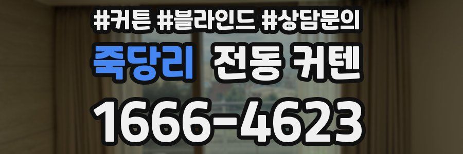 죽당리 전동 커텐