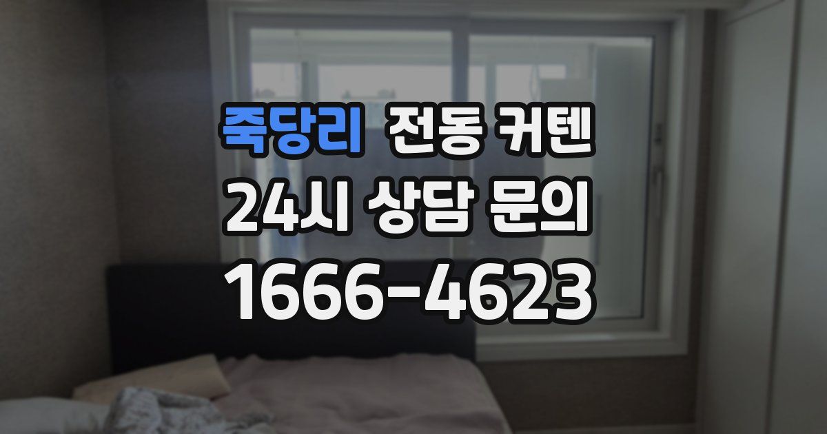 죽당리 전동 커텐