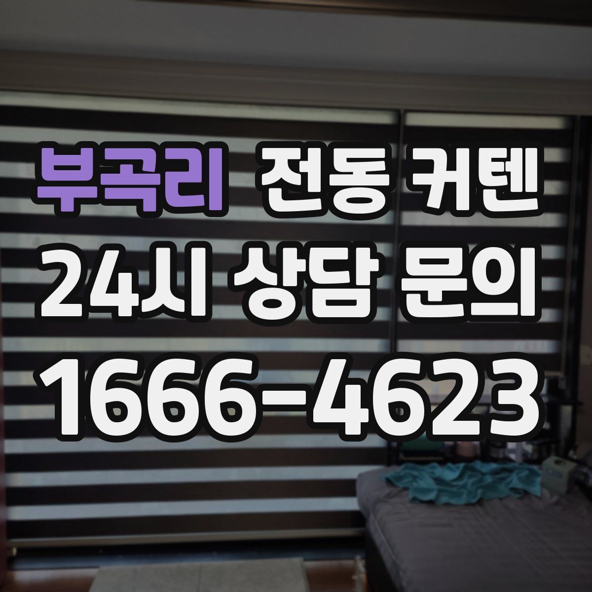 부곡리 전동 커텐