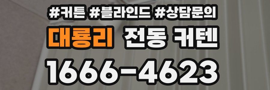 대룡리 전동 커텐