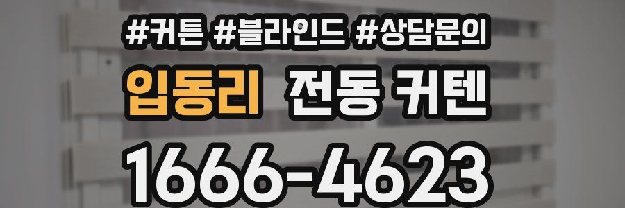 입동리 전동 커텐