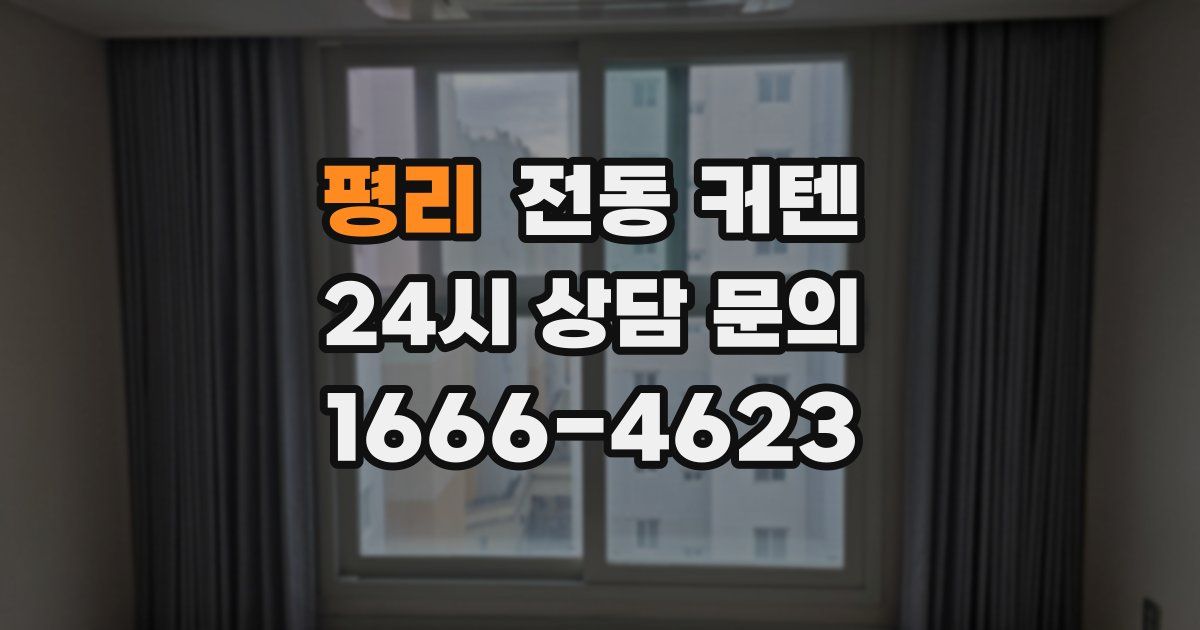 평리 전동 커텐