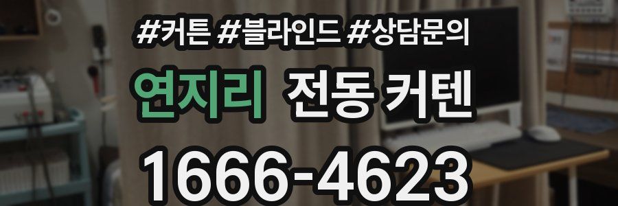 연지리 전동 커텐