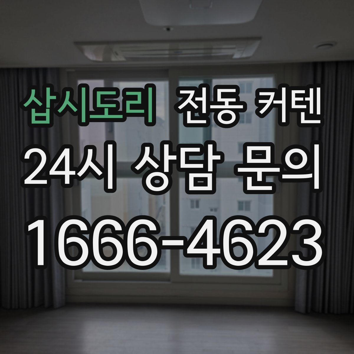 삽시도리 전동 커텐