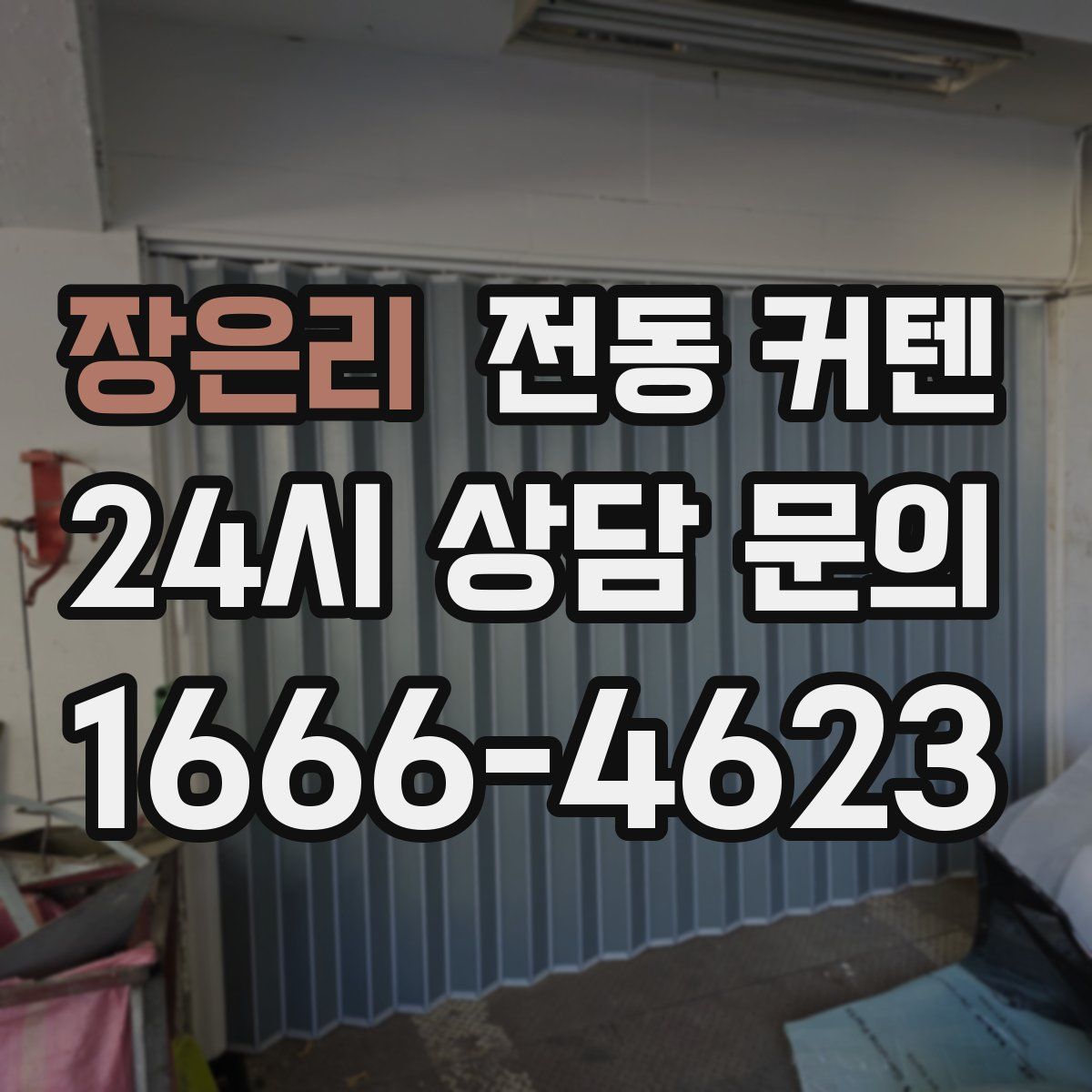 장은리 전동 커텐
