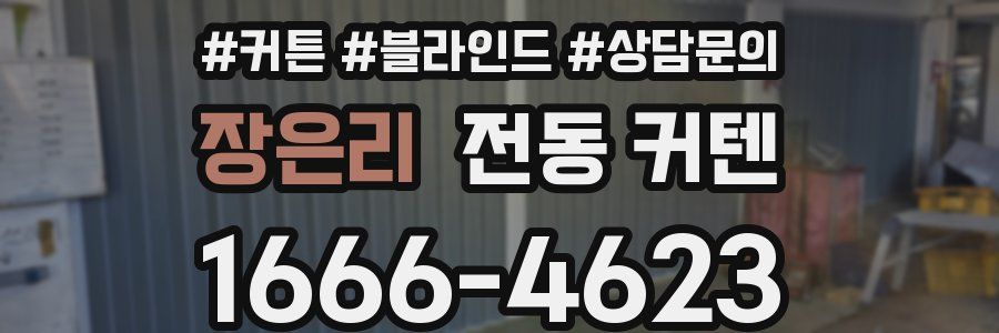 장은리 전동 커텐