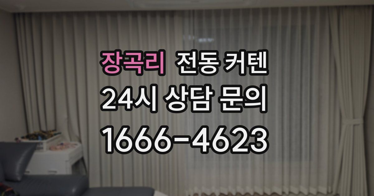장곡리 전동 커텐