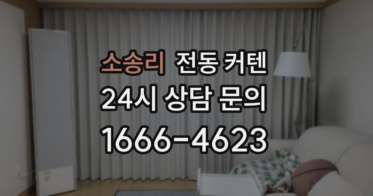 소송리 전동 커텐