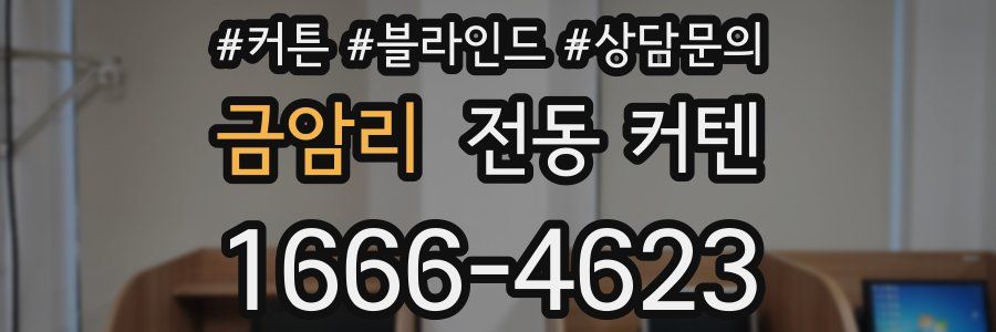 금암리 전동 커텐